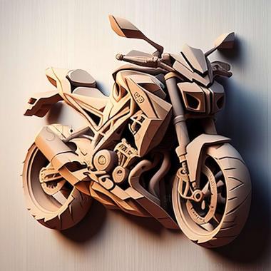 3D мадэль Yamaha MT 09 2015 (STL)